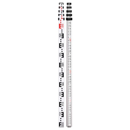 805-MC 5M/16Ft Aluminum Leveling Rod (CR) - Metric,es